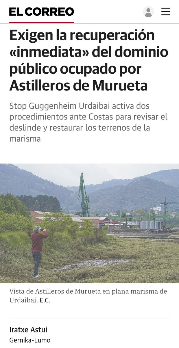 Segun el informe de Adra:
De los 10.902 m² q ocupaba el astillero en 2024, el 56,69 % corresponde a instalaciones y/o ampliaciones d otras preexistentes realizadas desde los propios orígenes del astillero, al margen de cualquier concesión o licencia.🧵

elcorreo.com/bizkaia/costa/…