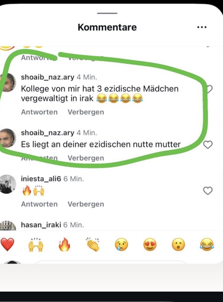 Syrian refugee in Germany: "a colleague raped three Yazidi girls in Iraq." And he laughed as he made this statement.

ISIS is among us here in Germany. Today, there was an explosion at a Yazidi cultural center in Ahlen, Germany.