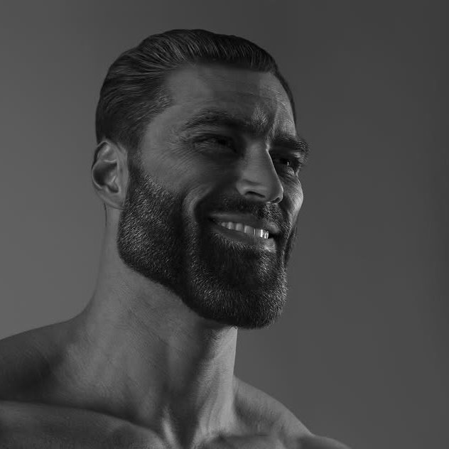 SnowCaptainNow's tweet image. Giga Chad deserves some funding from creating the biggest meme of the century