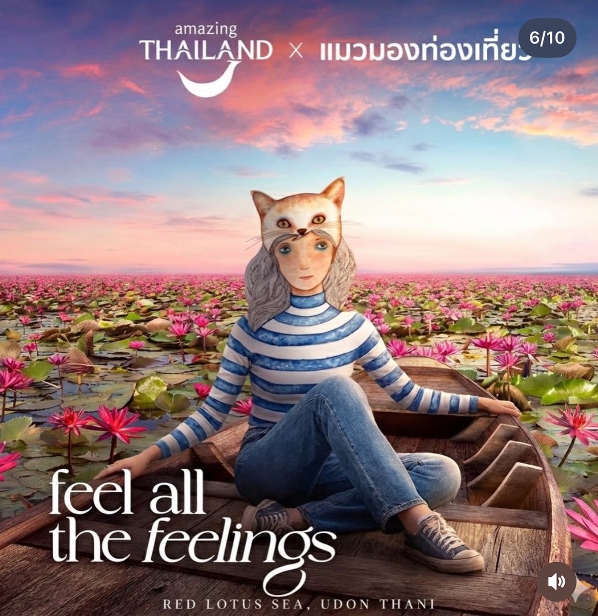 LaliceUpdates's tweet image. Thapanee Kiatphaibool (TAT Governor) IG update:

“At this moment, thank you to all the tourists who take a boat to see Red Lotus Sea in Udon Thani… #trending…”

🔗 instagram.com/p/DTuXzqpERma/… 
🔗 instagram.com/p/DTxyyC7EU-l/…

@wearelloud @AmazingThailand 
@go2Thailand…