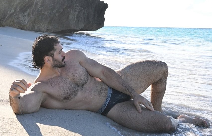 A picture on the beautiful beach of Cuba