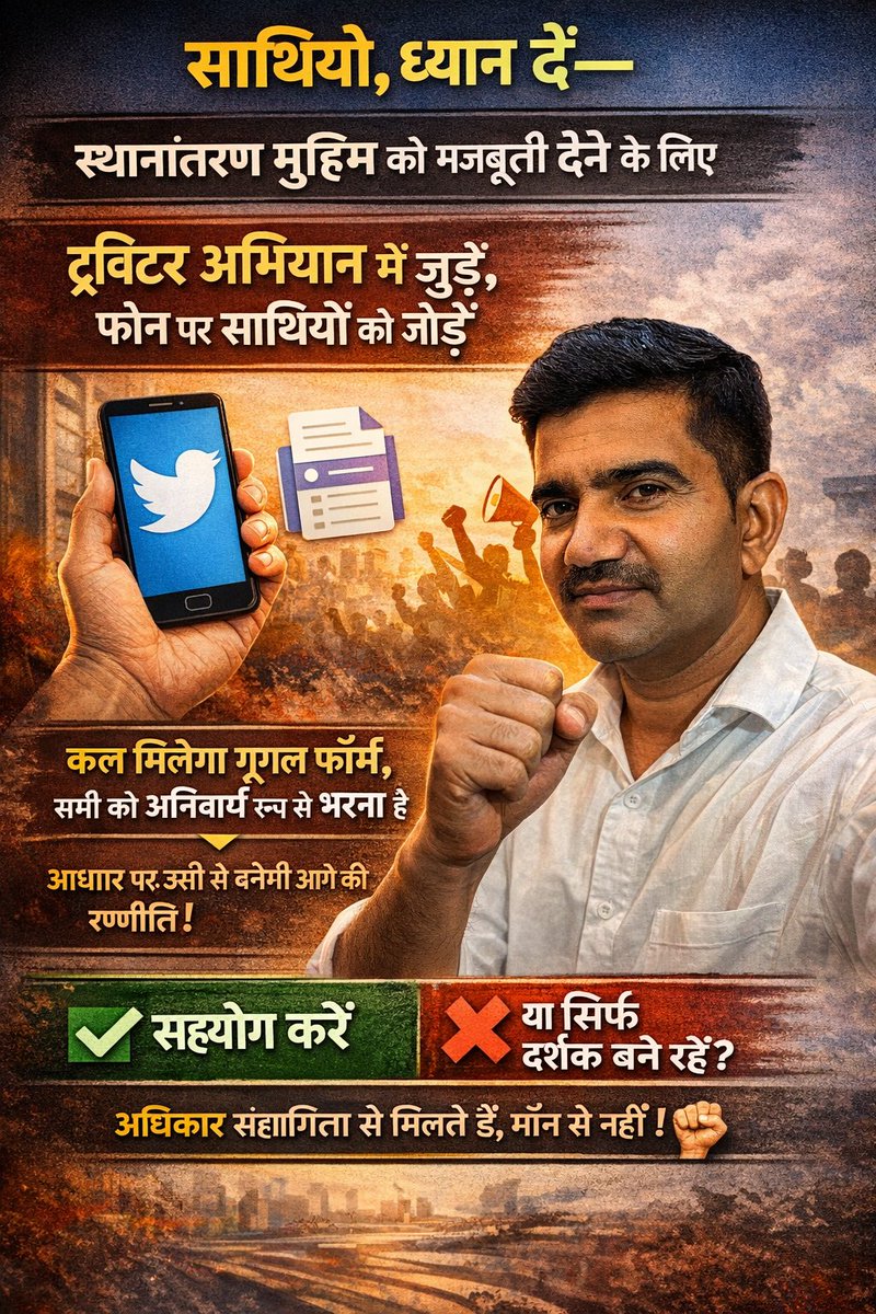 #UP_Basic_Teachers_Transfer_All_Districts

अन्तर्जनपदीय स्थानान्तरण न होना
हजारों परिवारों की समस्या है।
सभी जनपदों से स्थानान्तरण लागू किया जाए।

<a href="/myogiadityanath/">Yogi Adityanath</a> <a href="/basicshiksha_up/">Department Of Basic Education Uttar Pradesh</a> <a href="/kpmaurya1/">Keshav Prasad Maurya</a> <a href="/mppchaudhary/">Pankaj Chaudhary</a> <a href="/aajtak/">AajTak</a>