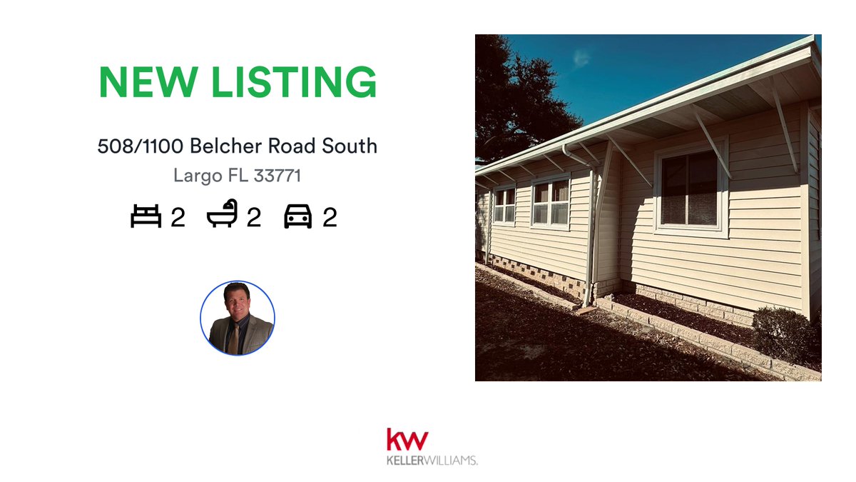 🛌 2 🛀 2 🚘 2
📍 508/1100 Belcher Road South, Largo, FL, 33771

My latest listing on RateMyAgent.
Fl SL3217193
rma.reviews/gweu5o5e5iwr

...
#ratemyagent #realestate #KELLER_WILLIAMS_REALTY_PALM_H