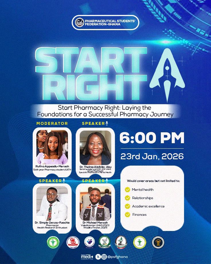 Pharmaceutical Students' Federation- Ghana (PSFGh) tweet media