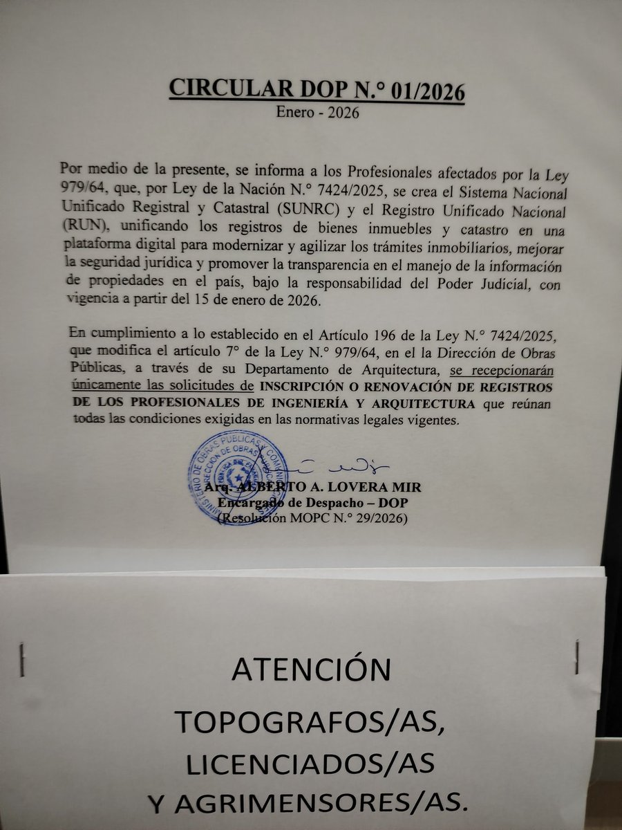 Atención Colegas!