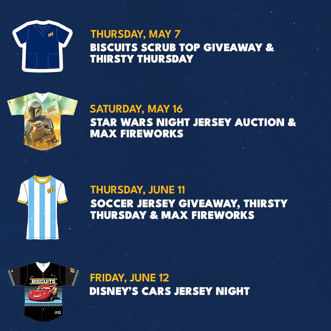 Montgomery Biscuits tweet media