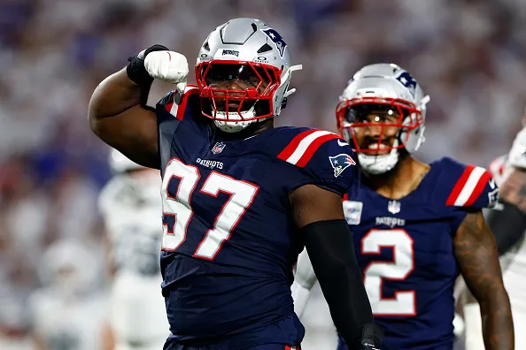Ihartitz's tweet photo. Patriots run defense...
With Milton Williams (14 games):
-76.2 yards per game allowed
-3.5 yards per carry
-3 rush touchdowns
Without (5 games):
-145.7 yards per game allowed
-5 yards per carry
-8 rush touchdowns https://t.co/UyLRSLxxxm