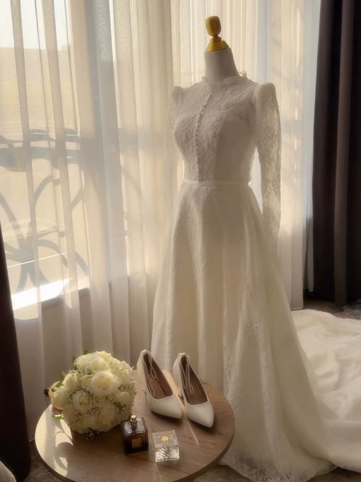 Grace designed for the beginning of forever.