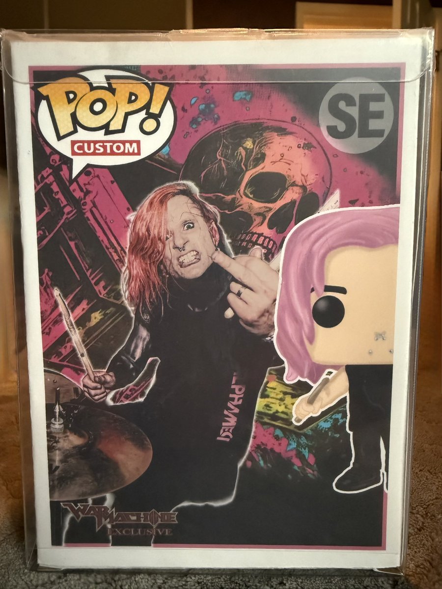 chrissydrums's tweet photo. This is so cool! Thank you, Adam. I love it!

Made by @warmachinemerch 

#chrissywarner #warmachinemerch https://t.co/CarzoHt7Di