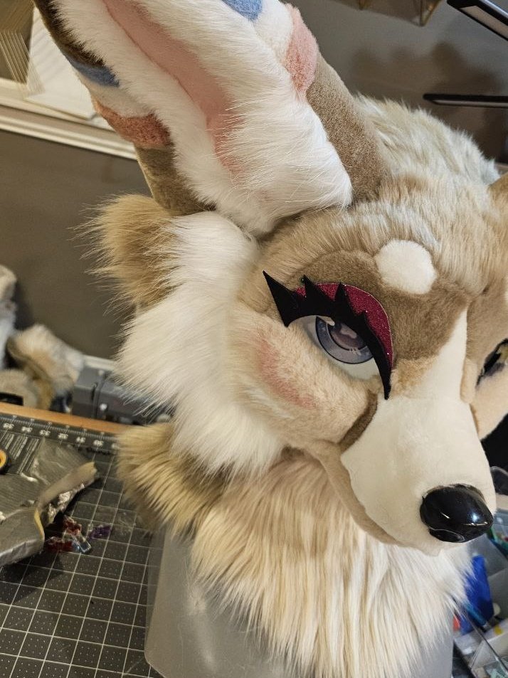 A diamond in the ruff #fursuitwip