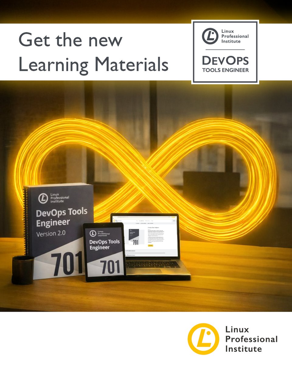 LPI_WB's tweet photo. 💡 Ενισχύστε τις #DevOps &amp; #cloud δεξιότητές σας με τα εκπαιδευτικά υλικά του @LPIConnect DevOps Tools Engineer 2.0!

27 μαθήματα &amp; ασκήσεις, #free για μη εμπορική χρήση, πολύτιμα ακόμα και αν δεν στοχεύετε σε πιστοποίηση!

Μάθετε περισσότερα: https://t.co/FIzncuHeXk

#FOSS https://t.co/aN9ieyCWbK