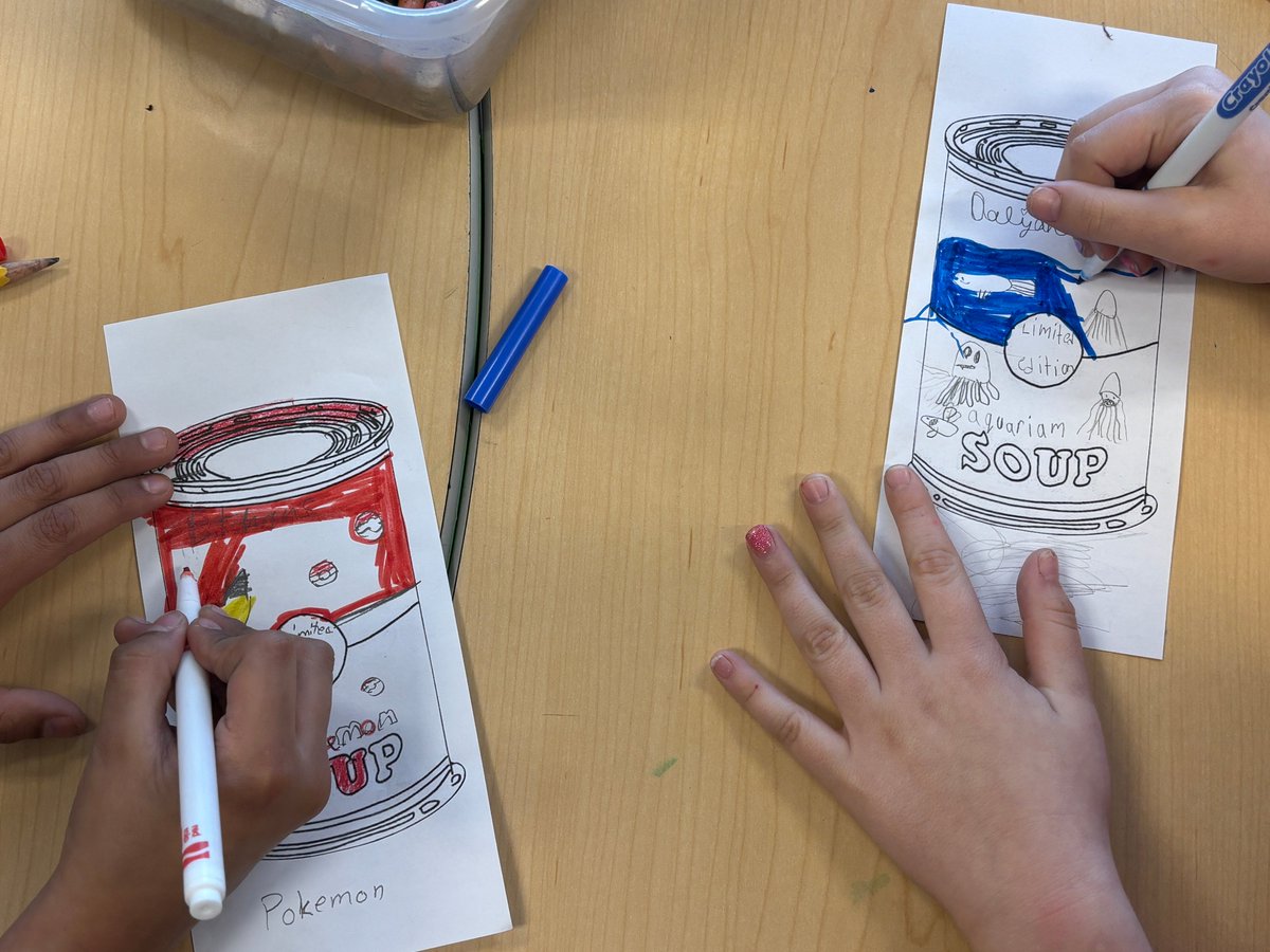 The Andy Warhol inspired can art display is up! Each student created their own limited edition soup flavor, which they designed their can to represent.
This aligns with the 12th Annual Superintendent's Souper Bowl.

<a href="/BurkeCoSchools/">BCPS</a> @MVESbobcats
#ignitelearningbcps #allinBCPS