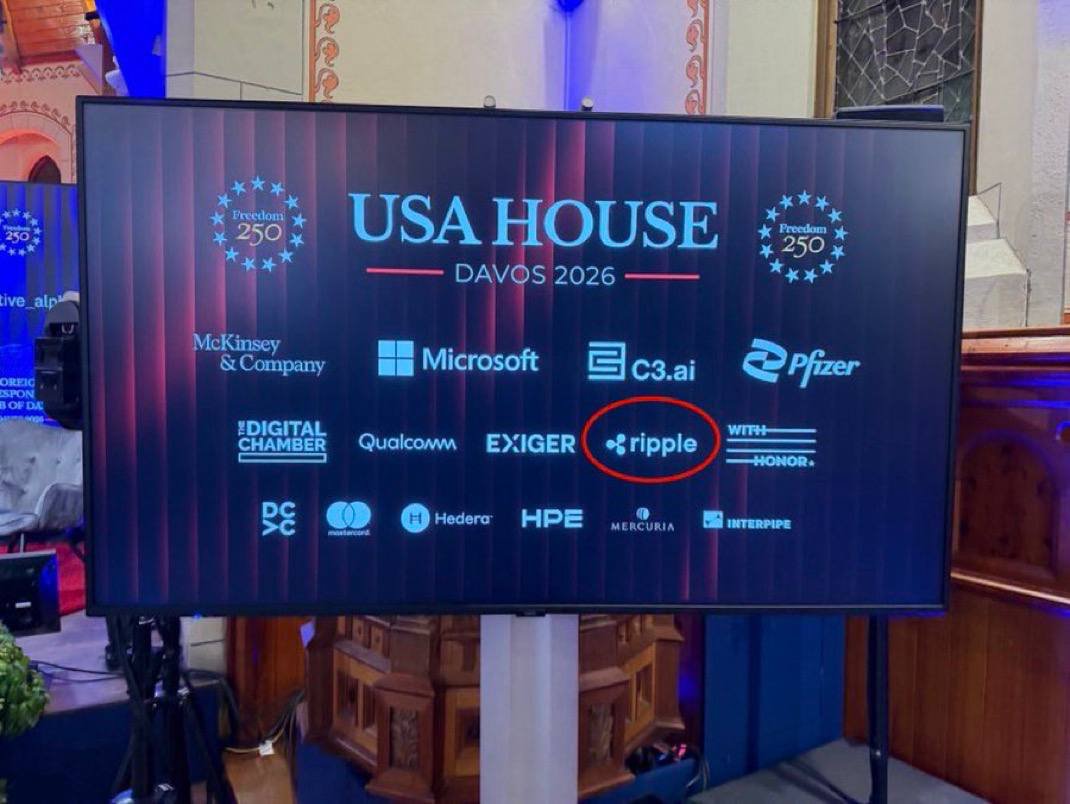 BOOOOOOOOOOOOOOOOOOM!!!

Ripple is one of the few sponsors for the upcoming event in Switzerland! #XRP 

💥USA HOUSE DAVOS 2026💥