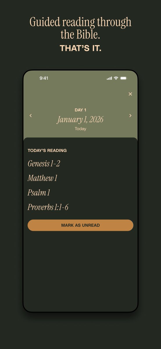 This new world of AI assisted coding has really opened up a new world. I was always able to help with development, but never able to tackle the heavy lifting, but that's not the case anymore.

I was frustrated with tracking my yearly Bible reading plans, so I made an app. If