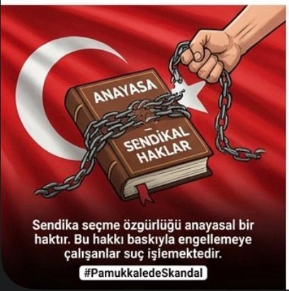 Boyun eğmeyeceğiz, susmayacağız, geri adım atmayacağız.
#PamukkaledeSkandal