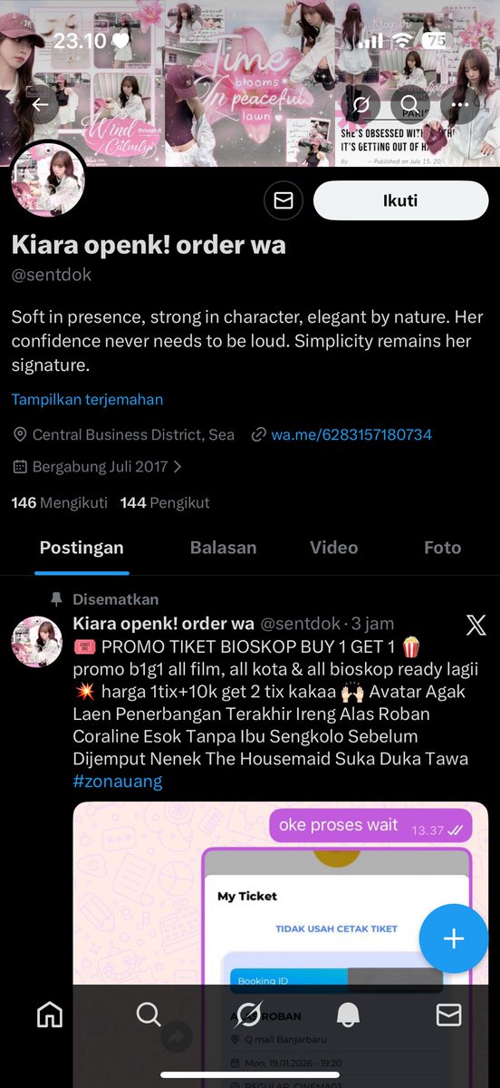 thewordsbywoman's tweet image. +62 831-5718-0734 username X : @sentdok PENIPU NETFLIX

 #zonamahasiswa #zonauang #zonajajan