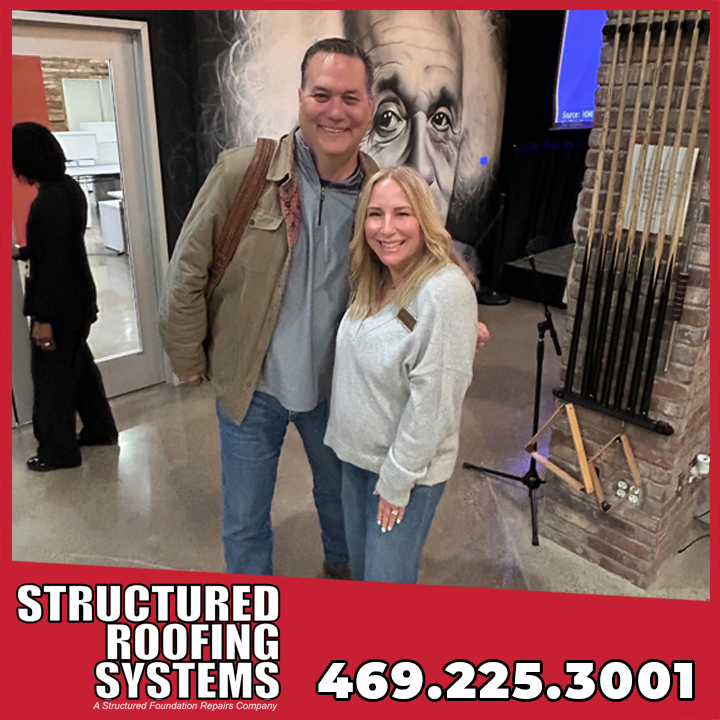 structroofing's tweet photo. Featured Sponsor at the MetroTex Far N. Dallas/Richardson REALTOR® Meeting at The Drawing Board yesterday! Great connections, great insights, and a strong start to 2026 for Structured. https://t.co/2PFlbzX168