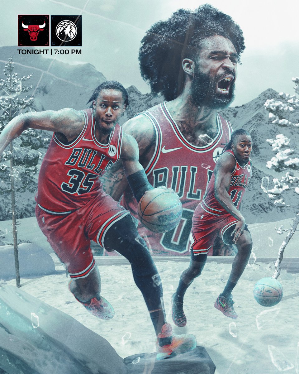 chicagobulls's tweet photo. Up North for Bulls-T'Wolves 🥶

⏰ 7:00 pm CT
📺 @CHSN__
📻 @thescorechicago https://t.co/7IYzl79xfC