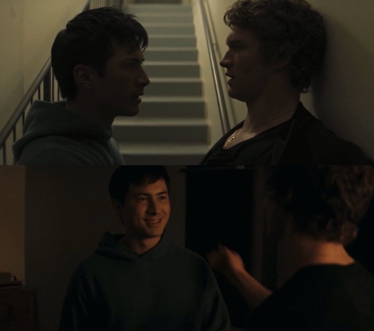 from angry wall slamming to smiling like that in less than 2 minutes by the way. soooo monumentally down bad 😭😭😭