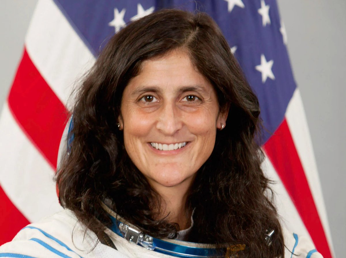 PopBase's tweet image. Sunita Williams, one of the astronauts that was stranded in Space for 9 months, announces she is retiring from NASA.
