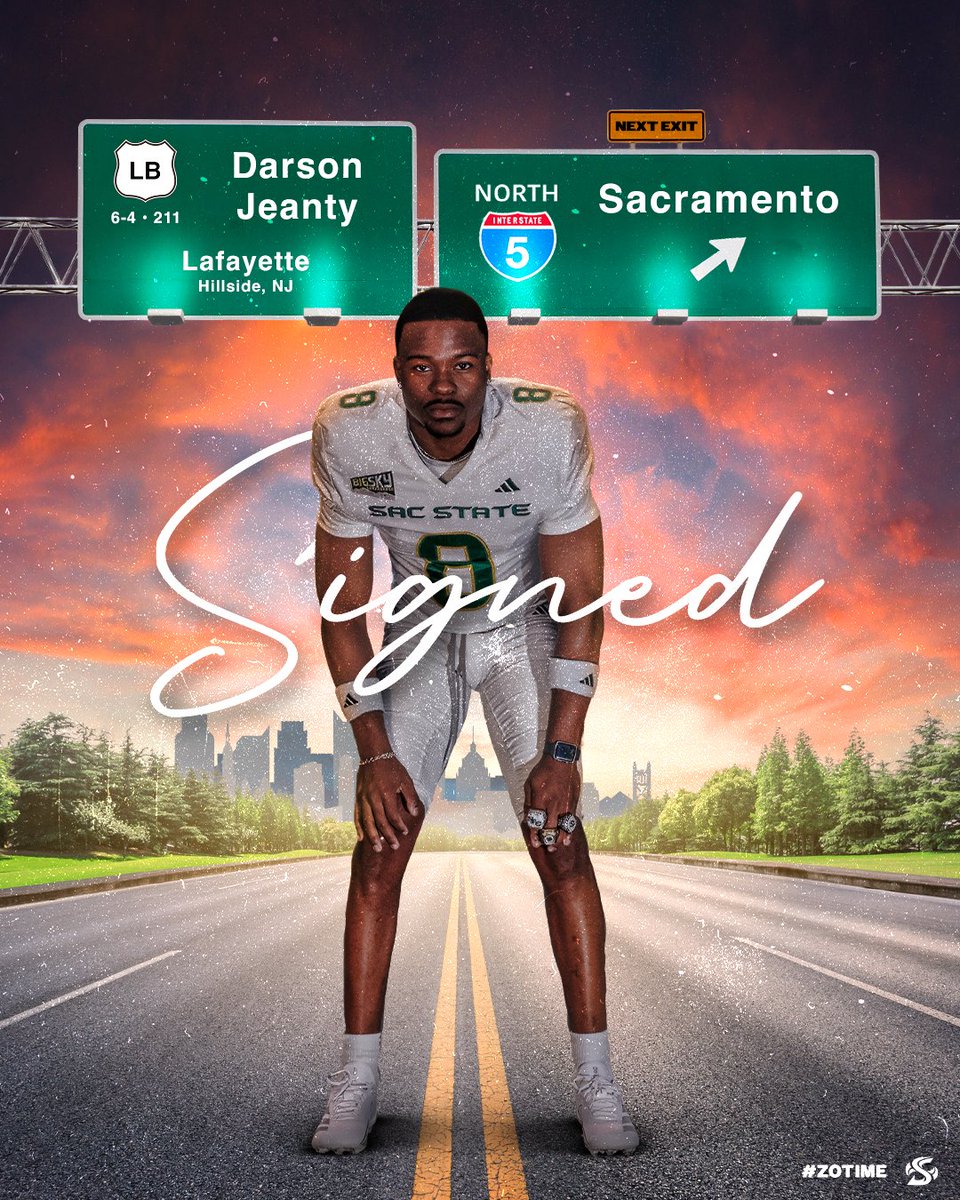 𝙎𝙄𝙂𝙉𝙀𝘿: 𝘿𝘼𝙍𝙎𝙊𝙉 𝙅𝙀𝘼𝙉𝙏𝙔, 𝙇𝘽
• Played the last three seasons at Lafayette.
• Had 33 tackles, including 4.5 for loss in 2025.
• Named all-New Jersey while at Hillside HS.