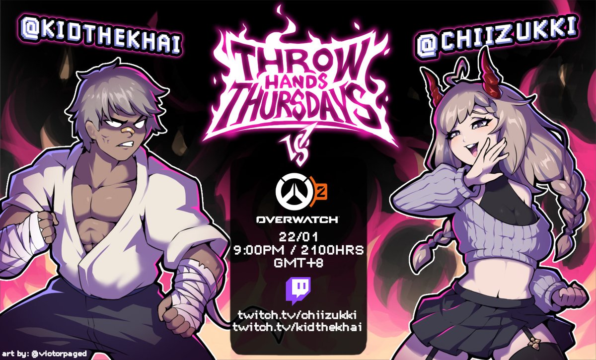[ANNOUNCEMENT!]

WE ARE THROWING HANDS ON THURSDAYS TOGETHER WITH <a href="/chiizukki/">Chiizu 🪻🐉 | Dragon Princess</a> 
➤ 22-01-2026 (thursday)
➤ 9pm GMT +8
➤ twitch.tv/kidthekhai
➤ twitch.tv/chiizukki