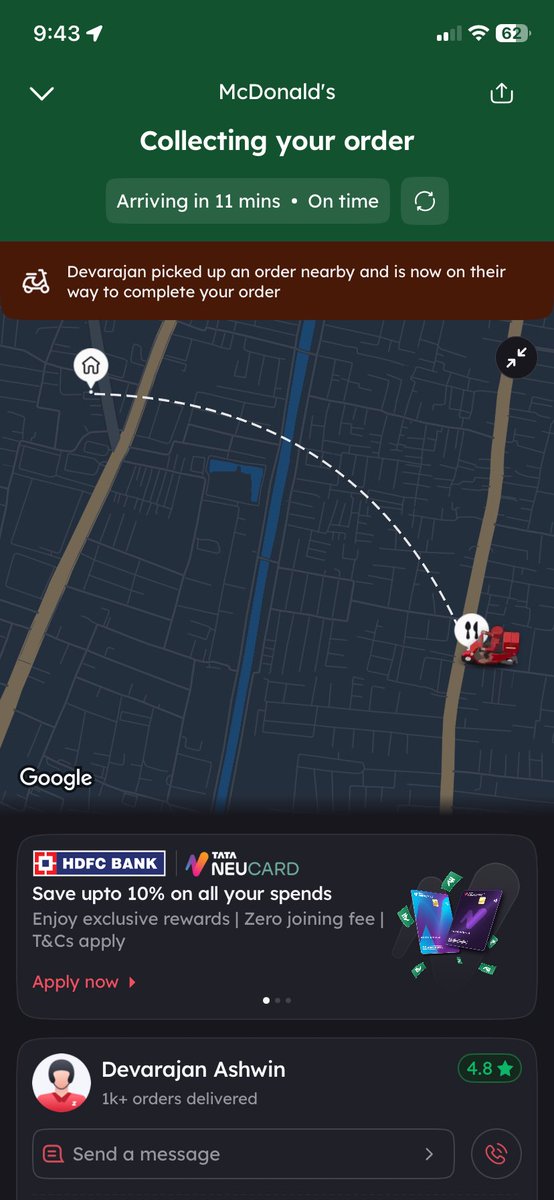 uiux_canvas's tweet photo. how @zomato @zomatocare ?

how is this 2 mins early ??

😂😂

who are you trying to fool here? https://t.co/3XAl7mCrDy