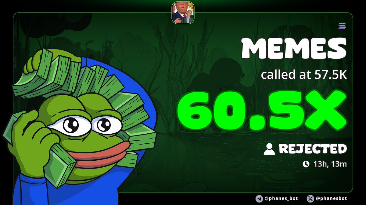 I guess 10X can be Jeeting with <a href="/_Zonebot/">Zone Bot</a> 

$MEMES - We never miss and it shows