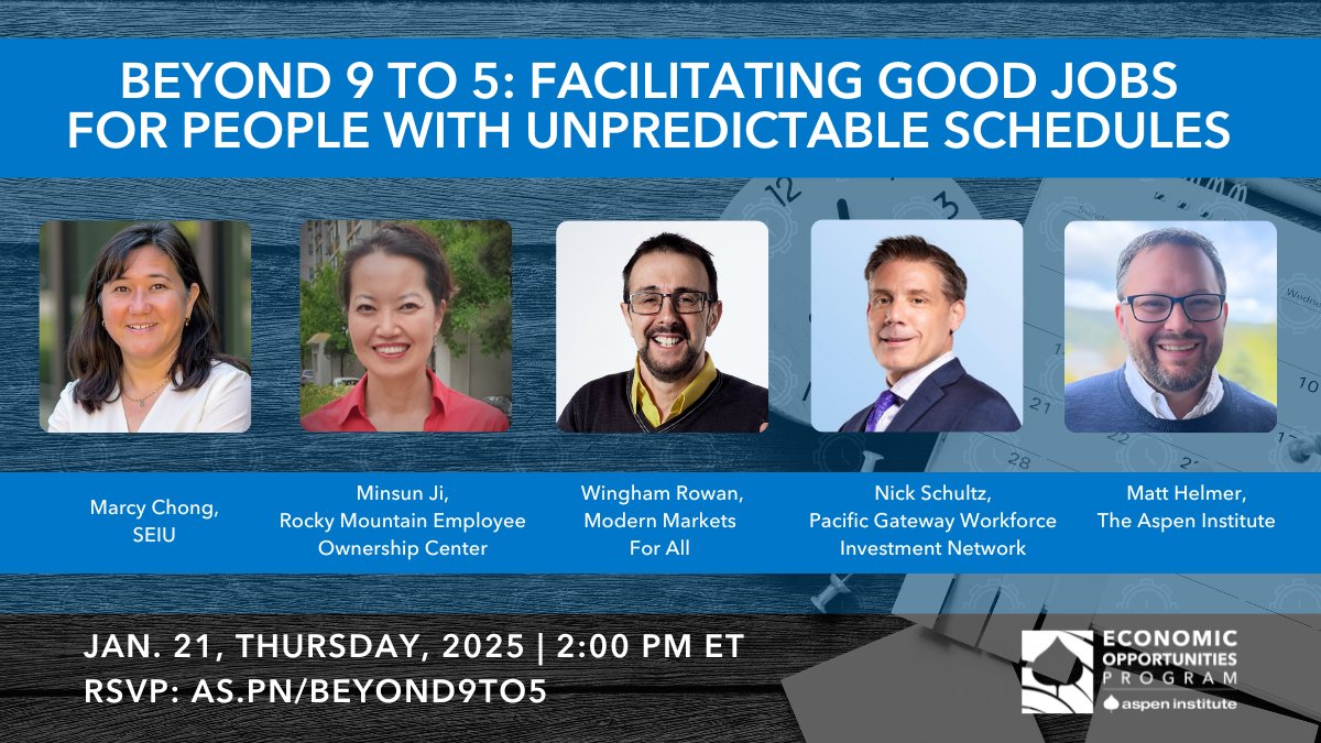 The Aspen Institute Economic Opportunities Program tweet media