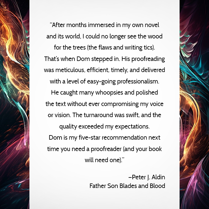 dominish_books's tweet image. If you've got a book ready for proofreading, I'm taking bookings at dominishbooks.com
I've been lucky enough to work on an eclectic mix of fantasy, scifi, and crime novels over the last few months and I'm excited to see what 2026 has in store for me!