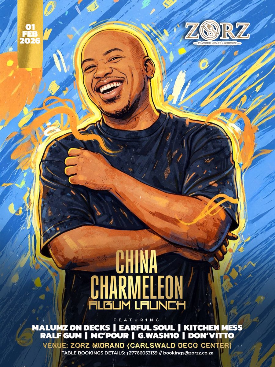 I’m officially launching my new album “LWANDLE” with a very special night of pure house music 🖤
Joining me on the night:
📍 Venue: Zorz, Midrand
📅 Date: 01 February 2026
This is more than a party — it’s a celebration of music, friendships &amp; the journey.