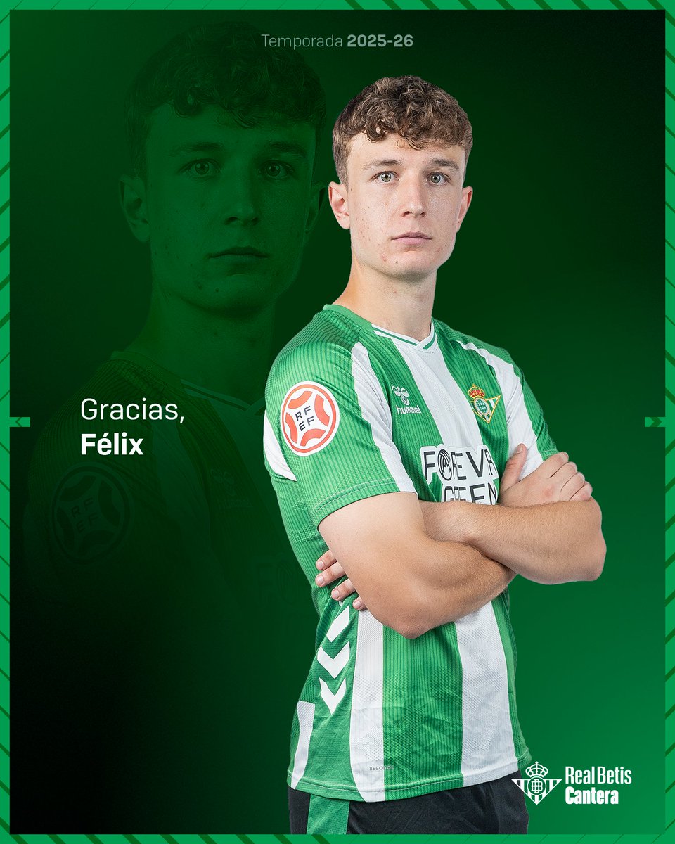 📣 OFICIAL | El Real Betis acuerda el traspaso de Félix Garreta al Antequera CF 🤝

¡La mejor de las suertes en el futuro, <a href="/Felixgarreta/">Felix</a>! 

➡️ realbetisbalompie.es/noticias/cante…

#BetisDeportivo #CanteraBetis