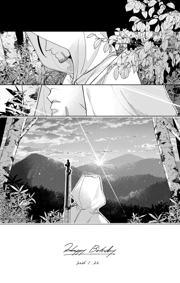 bmteaz's tweet image. お誕生日おめでとうございます㊗️
原稿の一部ですがお祝い🌅