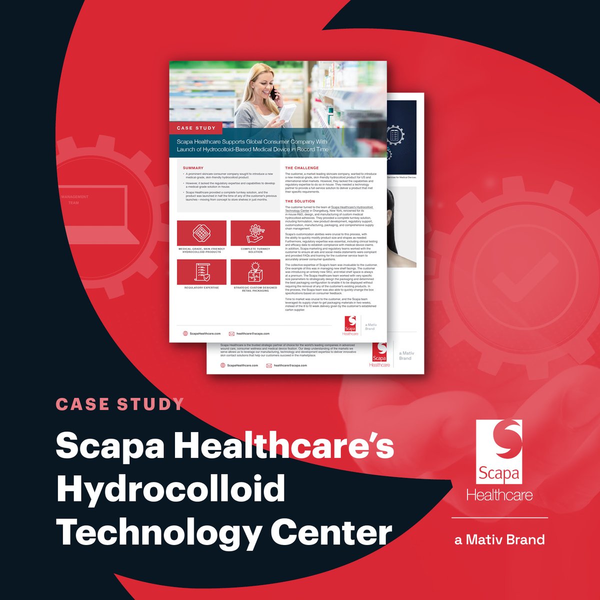 A leading skincare company wanted to introduce a new medical-grade, skin-friendly #hydrocolloid product. However, they lacked the regulatory expertise and capabilities to develop a medical-grade solution in-house. Learn how <a href="/ScapaHealthcare/">Scapa Healthcare</a> helped: loom.ly/Y-fkBe4