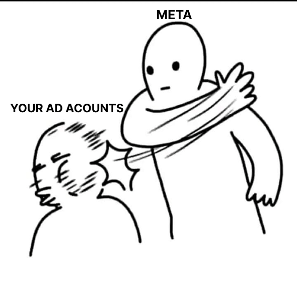 this is what renting traffic looks like

tracking restrictions, policy changes, algorithm updates - doesn't matter, you're always dealing with something

that's how paid ads work, you're playing on their platform with their rules

email doesn't have that problem, you own the