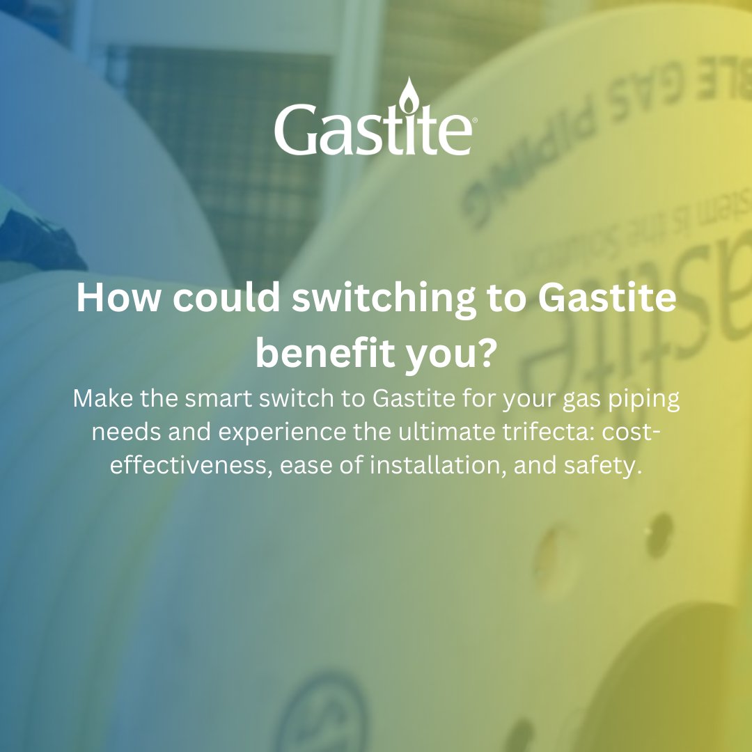 GastiteUK's tweet photo. Thinking about making the switch?

Gastite helps streamline your workflow with a flexible, durable system that cuts installation time and reduces on-site challenges. Faster installs, fewer fittings, and a cleaner finish - all designed to make your job easier.

#Gastite https://t.co/ojv2caBIya
