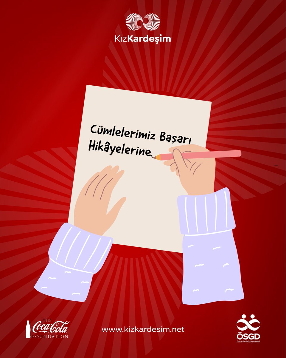 ✨ Kelimelerimiz cümlelere, cümlelerimiz başarı hikâyelerine.

📌 Kız Kardeşim Projesi ile yeni yılda da Kız Kardeşlerimizin yanında olmaya devam edeceğiz.
