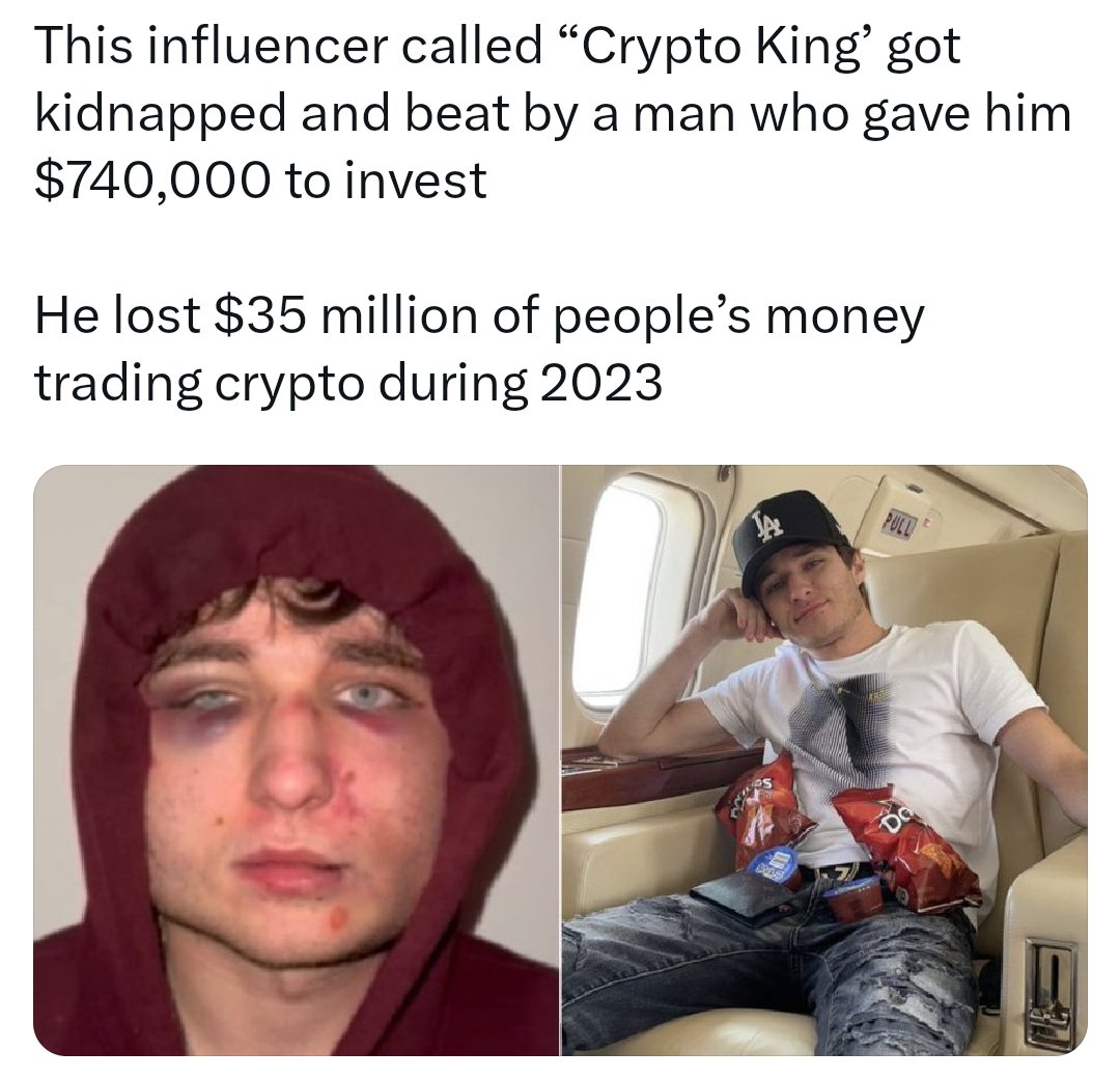 Is Crypto the future of finance or just a digital playground for scammers  and gamblers? 💻💸 . . . #Bitcoin #CryptoScam #DigitalGold  #FinancialFreedom #CryptoKing #InvestmentRisk #Trading #Blockchain #Web3  #CryptoNews #MoneyLaundering #MarketCrash ...