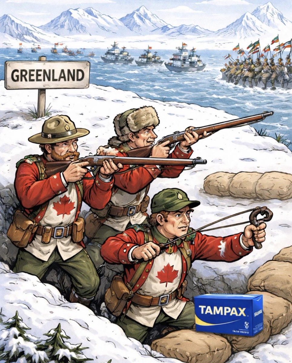 midnightriderV2's tweet photo. Canada stands on guard for Greenland. https://t.co/PjmgPjKKZB
