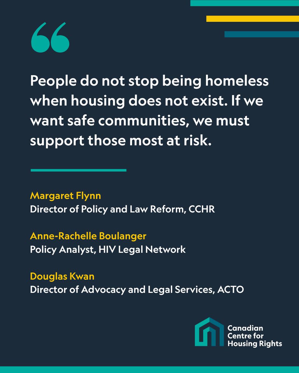 Canadian Centre for Housing Rights (CCHR) tweet media