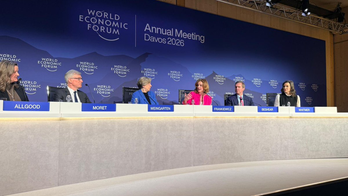 📍From Davos at #WEF26: ManpowerGroup's Becky Frankiewicz, together with industry and government leaders, launched #SmartStart—an initiative to prepare 1 million young people for future-focused jobs in manufacturing and supply chains by 2035.

Learn more: initiatives.weforum.org/smartstart/