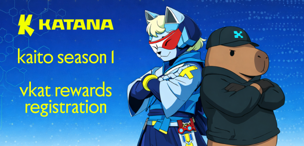 Kaito yappers. Season 1 rewards are coming at TGE⚔️

To register for your portion of 2,5000,000 vKAT for yapping about Katana in S1, you first need to connect your X account in the Katana app

Details below ⬇️