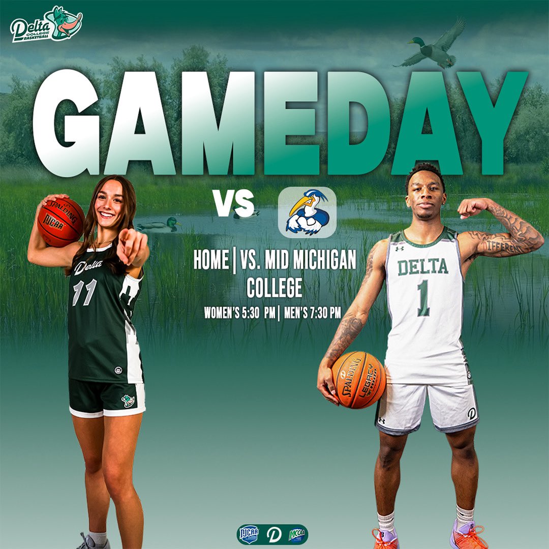 delta_pioneers's tweet image. Game day!🔥

Come out to the Pioneer Gym for a double header against Mid Michigan Community College🟢⚪️

Buy tickets in advance at: fan.hudl.com/usa/mi/univers…

Stream the Women’s game at: fan.hudl.com/usa/mi/univers…

Stream the Men’s game at: fan.hudl.com/usa/mi/univers…

#GoDelta 🏀🦆
