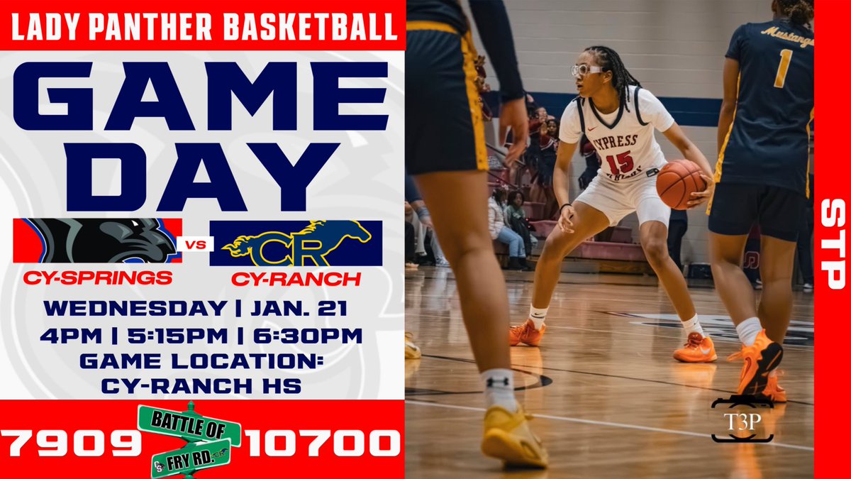 CySpringsGBB's tweet image. 🚨GAME DAY🚨

#STP