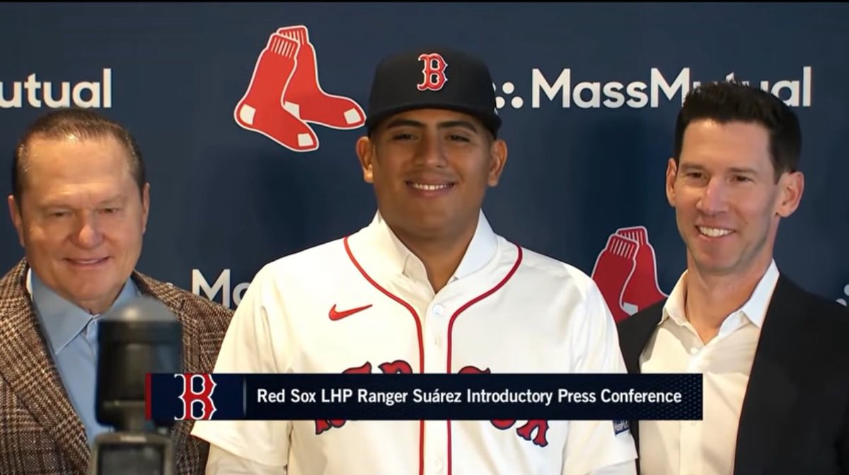 Ranger Suarez. Welcome to the Boston Red Sox
