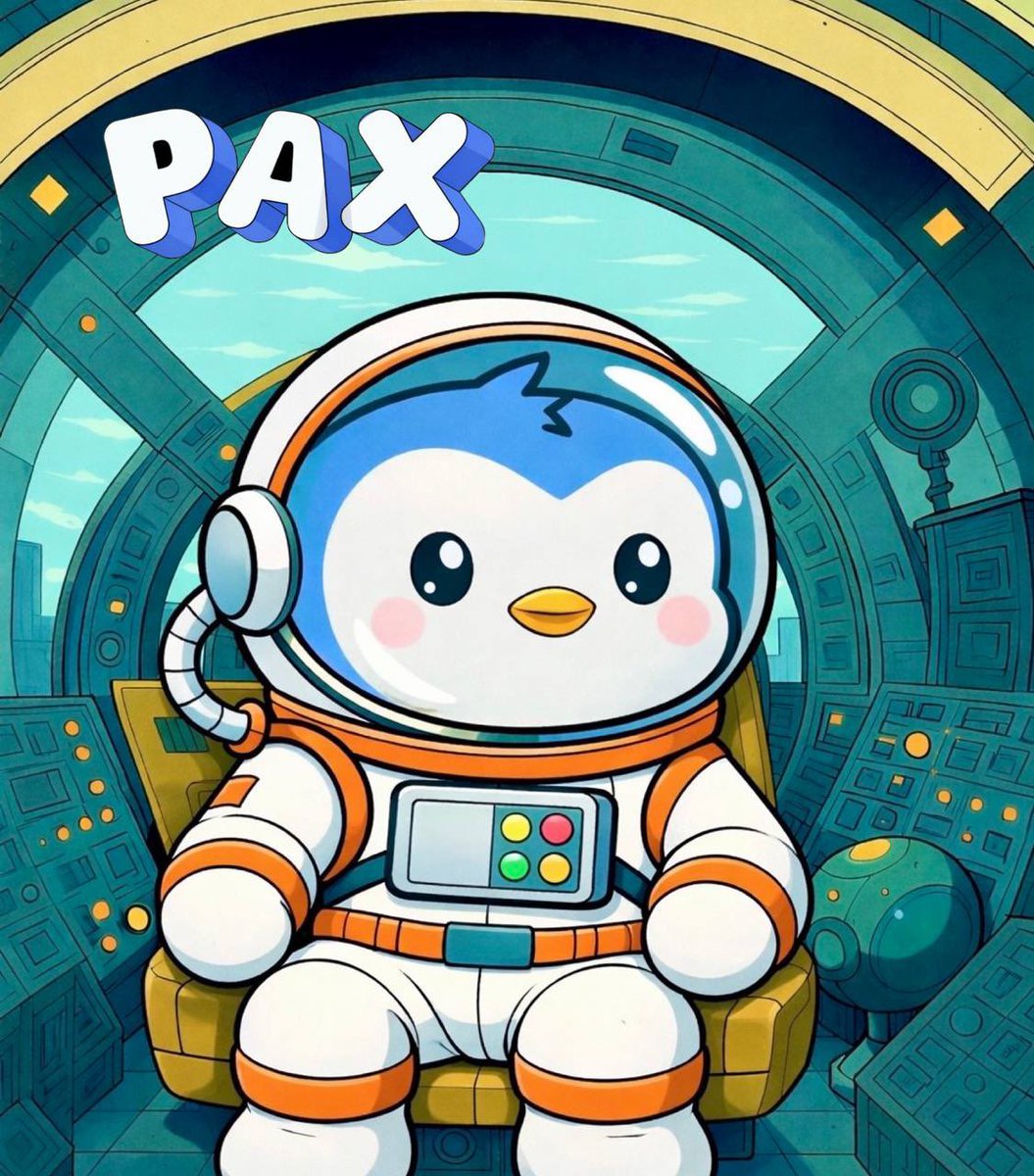 paxonsol's tweet image. They said penguins can’t fly. $PAX replied "challenge accepted."🐧🚀✨💙