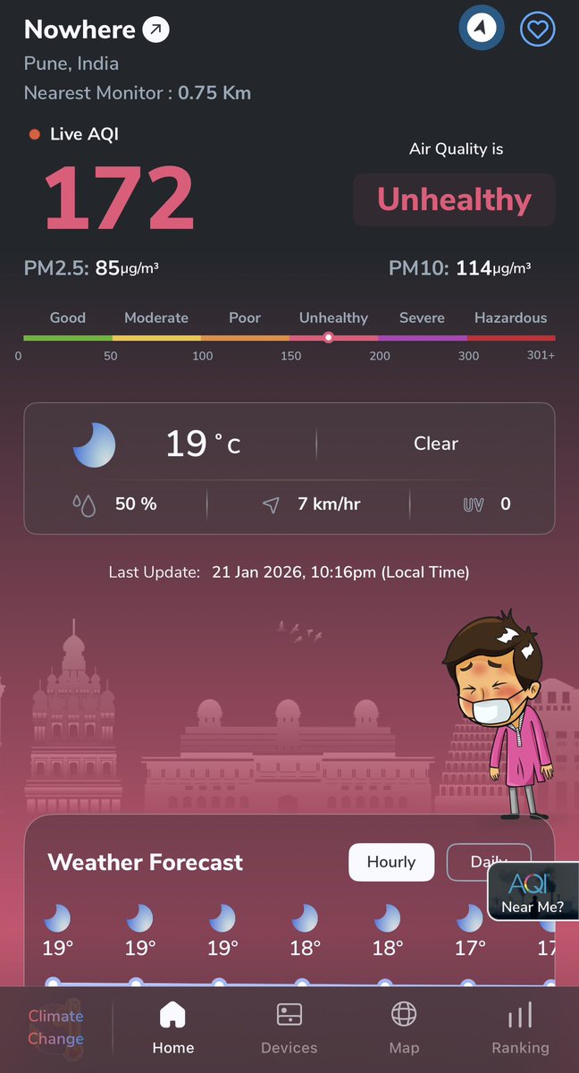 rahul100885's tweet photo. #pune #AQI #Maharashtra @CollectorPune @CMOMaharashtra https://t.co/P9QGX6x1K8