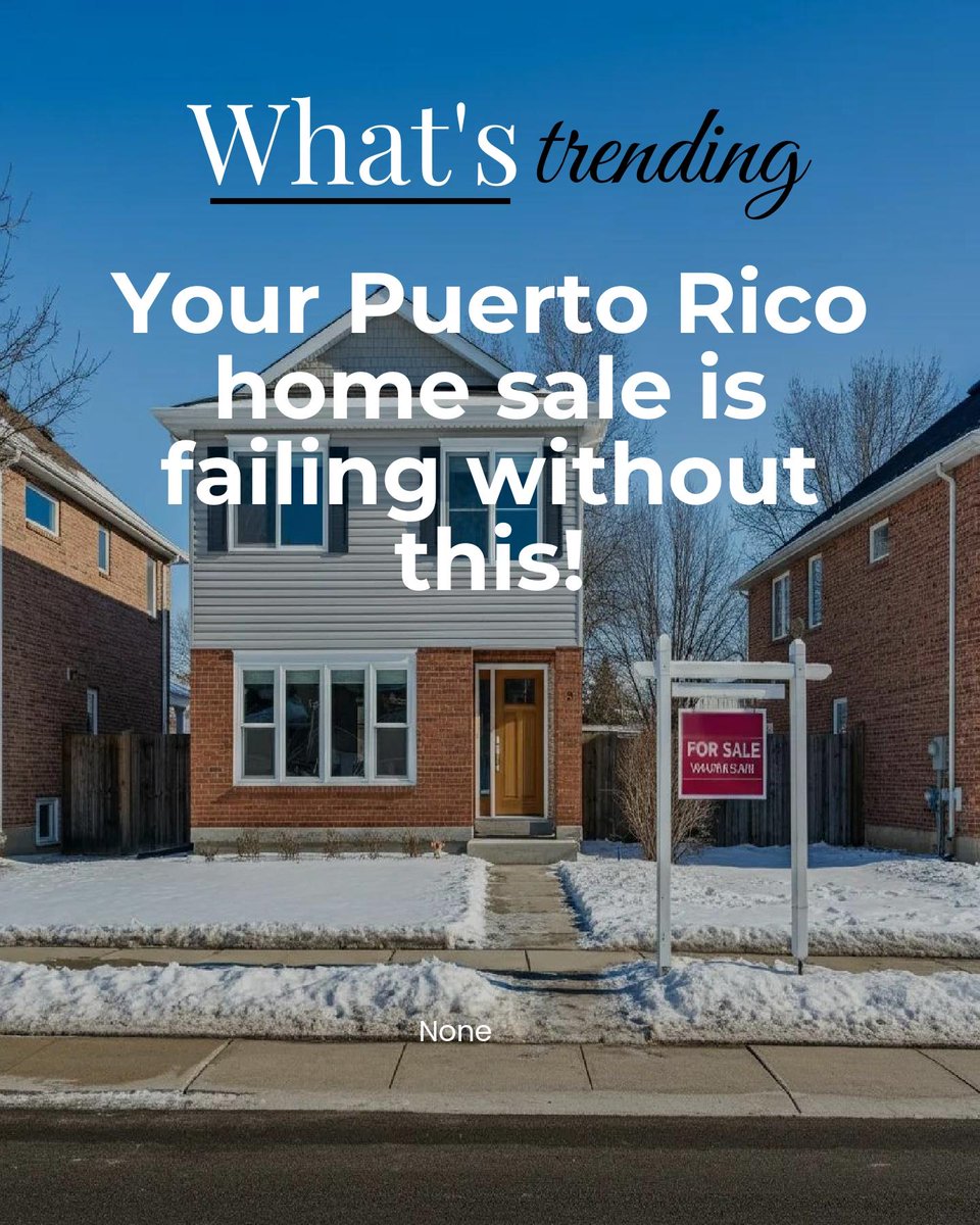 Want to get your Puerto Rico home sold fast &amp; make buyers smile? 🌴 Fresh paint &amp; declutter = instant appeal! A quick solar check boosts value. Remember, first impressions matter! Ready to take the leap? Let's chat and power up your sale success! 💬 #PuertoRicoHomes