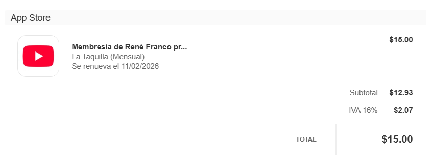 Aquí demostrando mi fidelidad durante todos estos años a <a href="/La_Taquilla/">La Taquilla con René Franco</a> ahora con membresía y con la dupla de René, <a href="/pepesuarezactor/">PEPE SUÁREZ</a>