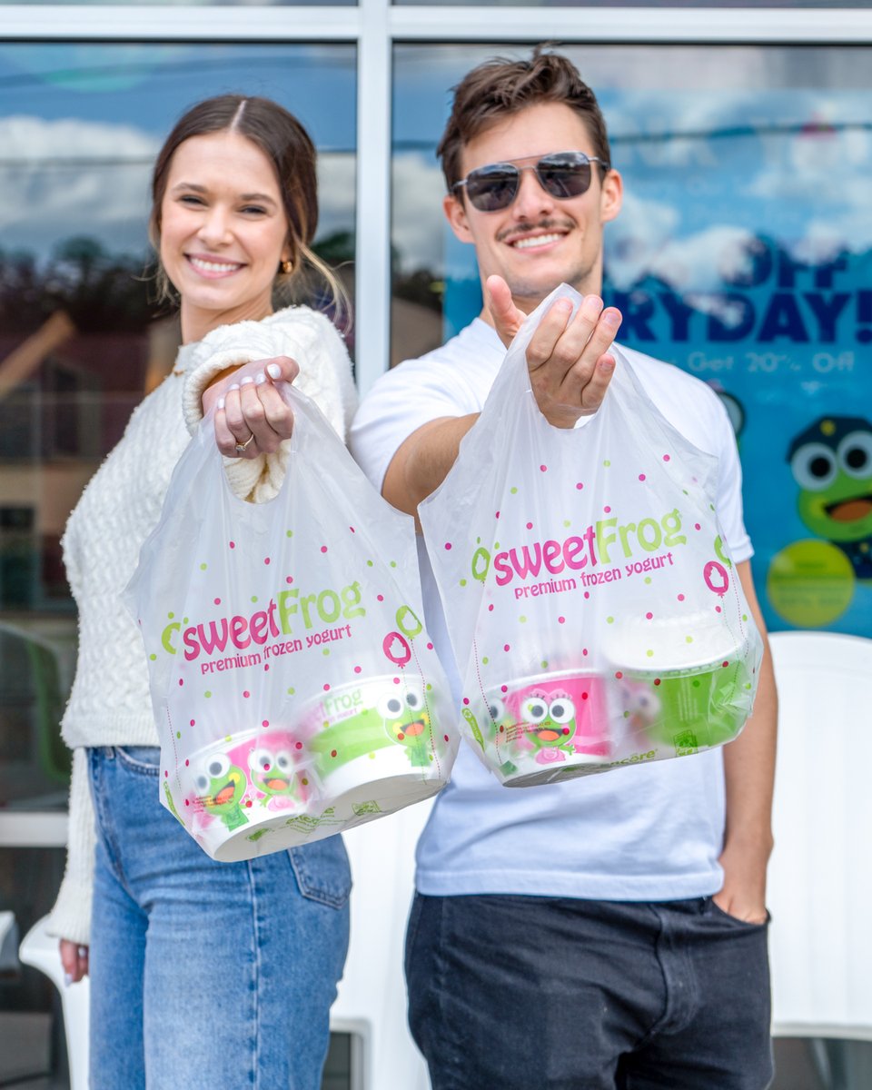 sweetFrog's tweet image. sweetFrog on the go! 🍦💨 Order online and skip the wait—HOPpiness is ready when you are! 😋